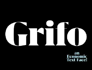 Grifo Family font