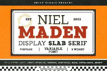 Nielmaden font