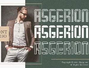 Asgerion – Display Trio font