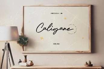 Caligane Demo font