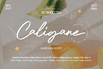 Caligane Demo font