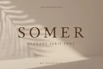 Somer font