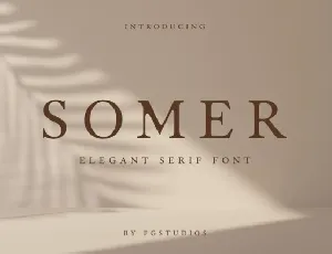 Somer font