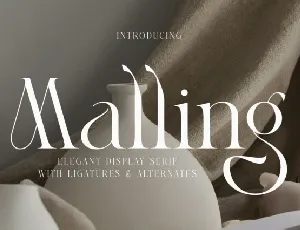 Malling font