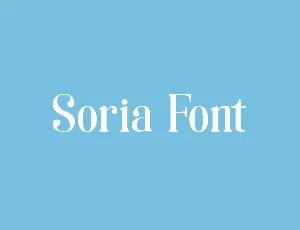 Soria Free font