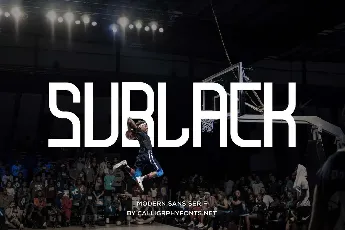 Sublack font