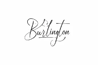 Burlington Script font