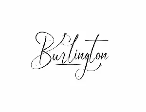 Burlington Script font