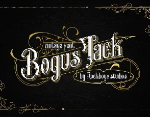 Bogus Jack Blackletter font