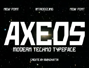 Axeos font