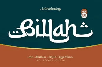 Billah – Arabic Style font