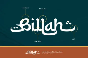 Billah – Arabic Style font