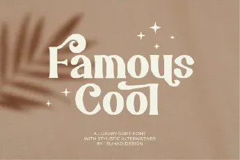 Famous Cool Serif font