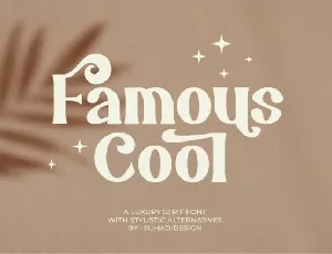 Famous Cool Serif font