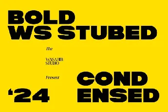 WS Stubed font