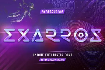 Exarros Family font