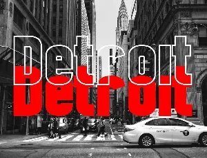 Detroit font