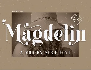 Magdelin font