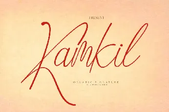 Kamkil font