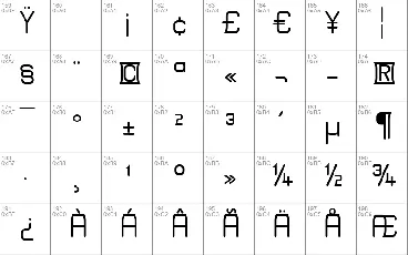 Erinal font