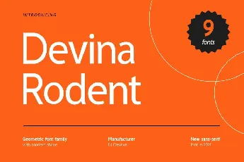 Devina Rodent font