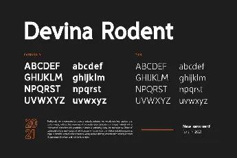 Devina Rodent font