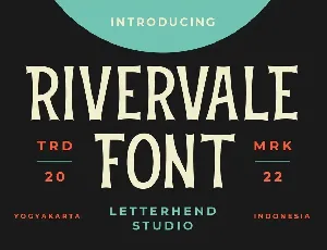 Rivervale font