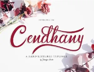 Cendhany Calligraphy font