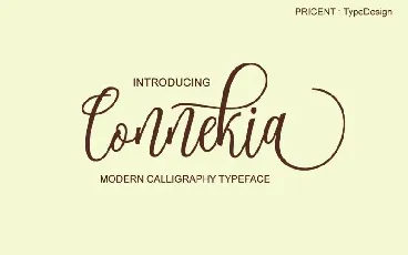 Connekia Calligraphy font