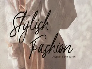 Stylish Fashion font