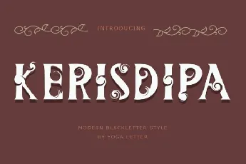 Kerisdipa font