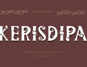 Kerisdipa font