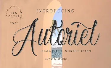 Auloriel Script font