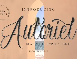 Auloriel Script font