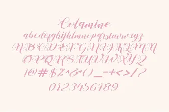 Colamine font