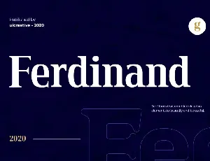 Ferdinand font