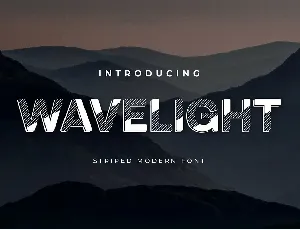 Wavelight font