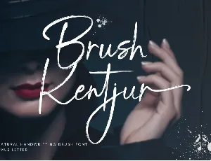 Brush Kentjur font