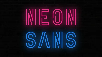 Neon Sans font