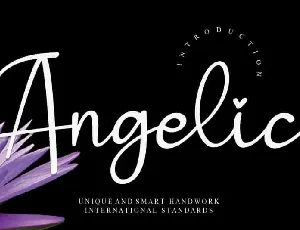 Angelic Handwritten font