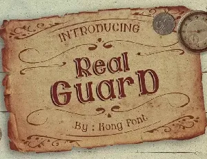 Guard Serif font