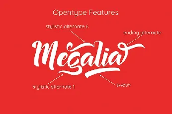 Megalia Script font