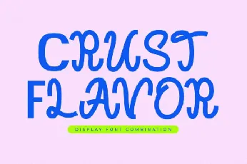 Crust Flavor font