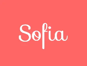 Sofia Free font