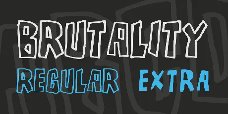 Brutality font