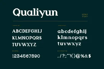 Qualiyun font