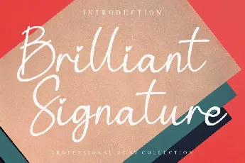Brilliant Signature Script font