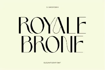 Royale Brone Typeface font