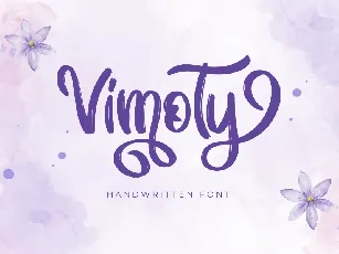 Vimoty - Personal Use font