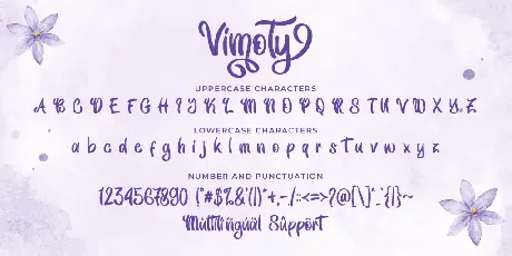 Vimoty - Personal Use font